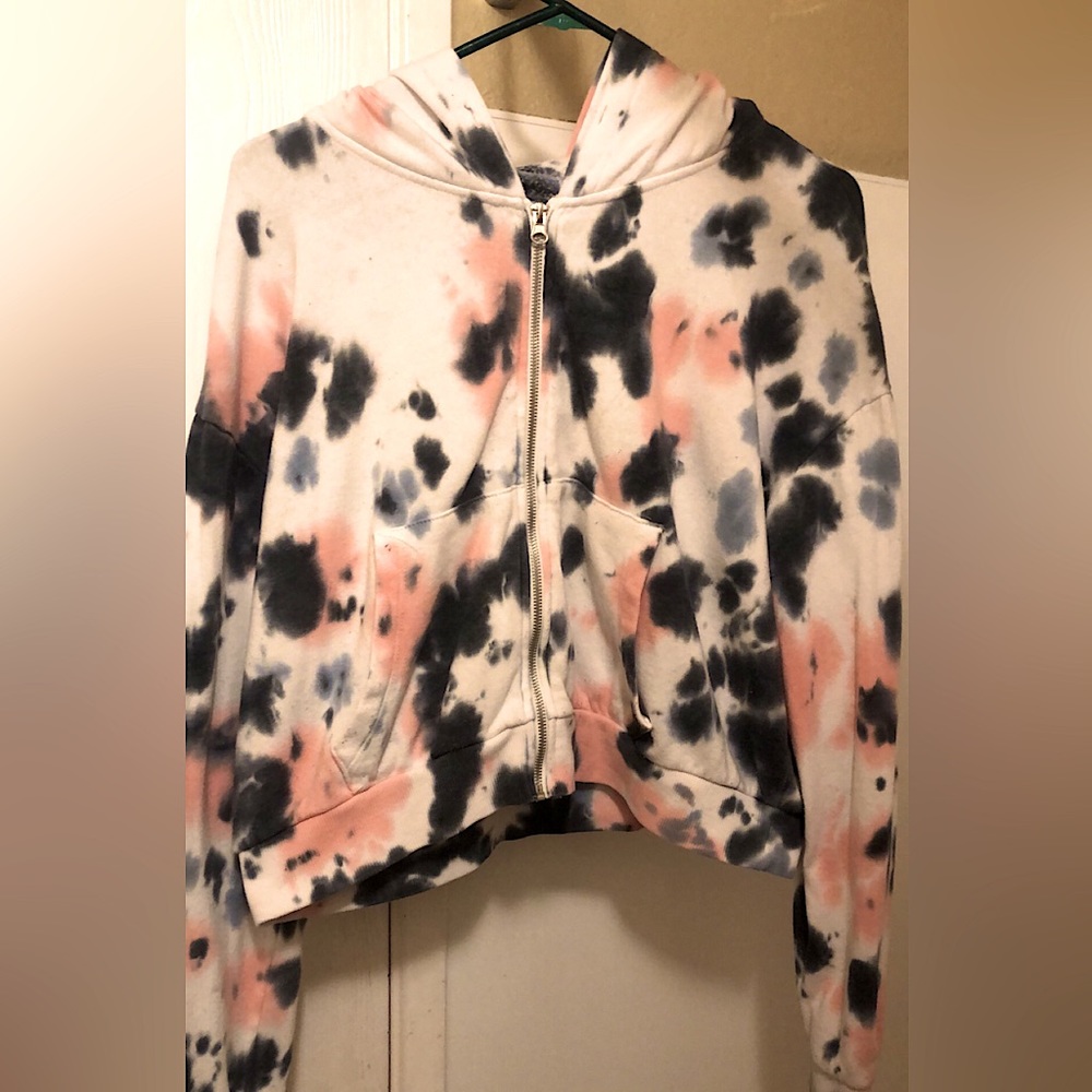Light colored hoodie